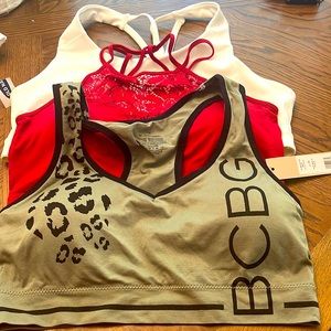 3 sports Bra different brands NWT
